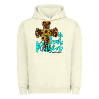 Pigment Pistachio he has risen Urban Hoodie - JahusDesignShop