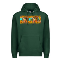 Sports Green Fall coop animals pumpkin 11 oz mug Premium Hoodie - Artiststas