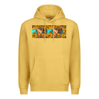 Antique Gold Fall coop animals pumpkin 11 oz mug Premium Hoodie - Artiststas