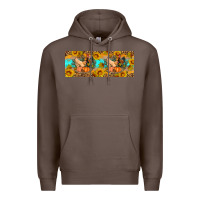 Coffee Fall coop animals pumpkin 11 oz mug Premium Hoodie - Artiststas