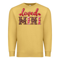 Antique Gold loved mini Premium Sweatshirt - RanaPortraitStore
