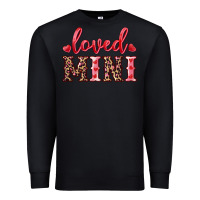 Black loved mini Premium Sweatshirt - RanaPortraitStore