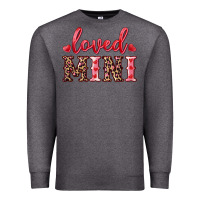 Charcoal Heather loved mini Premium Sweatshirt - RanaPortraitStore