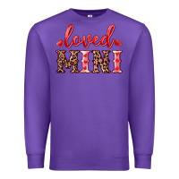 Purple loved mini Premium Sweatshirt - RanaPortraitStore