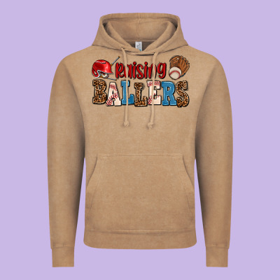 Raising Ballers Vintage Hoodie Designed By Adodesignshop