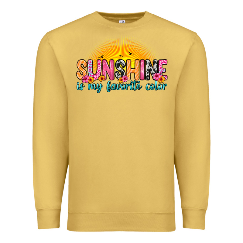 Sunshine Is My Favorite Color Premium Sweatshirt by Zillion Design Studio | Teevron