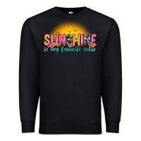Black sunshine is my favorite color Premium Sweatshirt - Zillion Design Studio