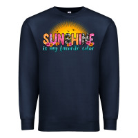 Navy sunshine is my favorite color Premium Sweatshirt - Zillion Design Studio