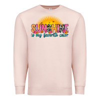 Pale Pink sunshine is my favorite color Premium Sweatshirt - Zillion Design Studio