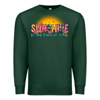 Sports Green sunshine is my favorite color Premium Sweatshirt - Zillion Design Studio