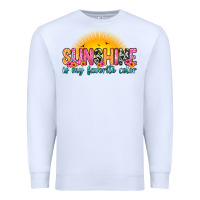 White sunshine is my favorite color Premium Sweatshirt - Zillion Design Studio