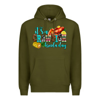 Army Green its a crawfish kinda day Premium Hoodie - AdoDesignShop