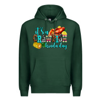 Sports Green its a crawfish kinda day Premium Hoodie - AdoDesignShop