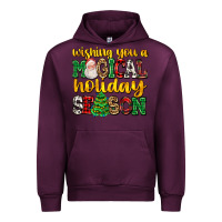 Mauve Wine wishing you a magical season Urban Hoodie - AdoDesignShop