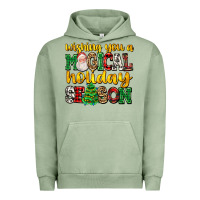 Pigment Oil Green wishing you a magical season Urban Hoodie - AdoDesignShop