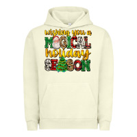 Pigment Pistachio wishing you a magical season Urban Hoodie - AdoDesignShop