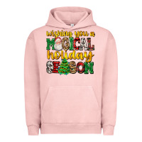 Pigment Salmon wishing you a magical season Urban Hoodie - AdoDesignShop
