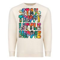 Sandshell stay trippy little hippie Premium Sweatshirt - Zillion Design Studio