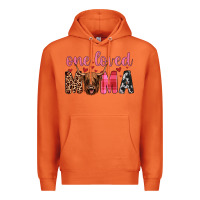 Carrot highland cow one loved mama Premium Hoodie - JahusDesignShop