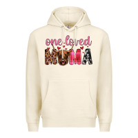 Tofu highland cow one loved mama Premium Hoodie - JahusDesignShop