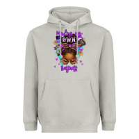 Moon Dust minding my own business afro messy bun Heavyweight Hoodie - texasbilliewilder