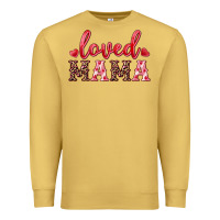 Antique Gold loved mama Premium Sweatshirt - RanaPortraitStore