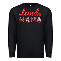 Black loved mama Premium Sweatshirt - RanaPortraitStore