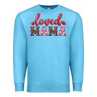 Ocean Blue loved mama Premium Sweatshirt - RanaPortraitStore