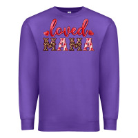 Purple loved mama Premium Sweatshirt - RanaPortraitStore