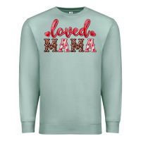 Seafoam loved mama Premium Sweatshirt - RanaPortraitStore