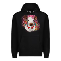 Black heifer valentines Premium Hoodie - JahusDesignShop