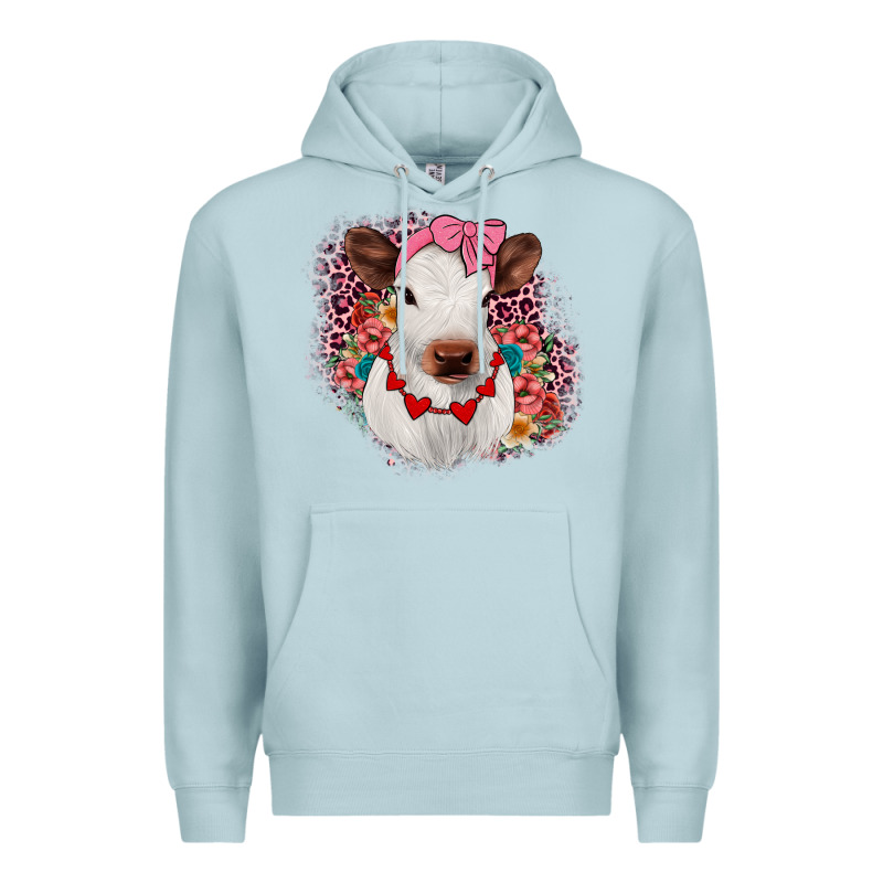 Heifer Valentines Premium Hoodie by JahusDesignShop | Teevron