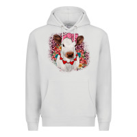 Dove Grey heifer valentines Premium Hoodie - JahusDesignShop