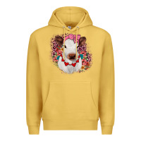 Antique Gold heifer valentines Premium Hoodie - JahusDesignShop