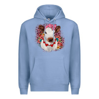 Colony Blue heifer valentines Premium Hoodie - JahusDesignShop