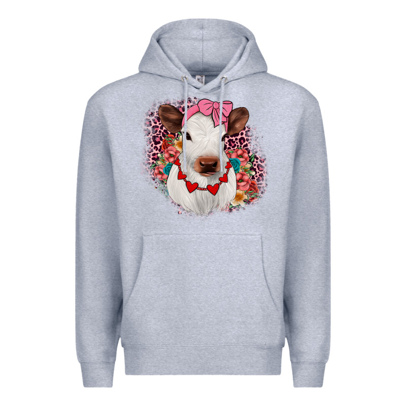 Heifer Valentines Premium Hoodie by JahusDesignShop | Teevron