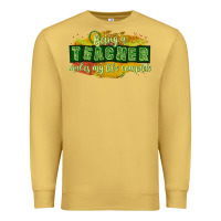 Antique Gold being a teacher makes my life complete Premium Sweatshirt - texasbilliewilder