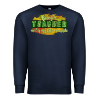 Navy being a teacher makes my life complete Premium Sweatshirt - texasbilliewilder