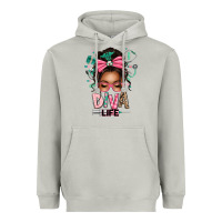 Moon Dust afro messy bun diva life Heavyweight Hoodie - texasbilliewilder