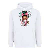 White afro messy bun diva life Heavyweight Hoodie - texasbilliewilder