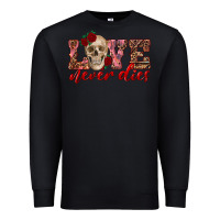 Black love never dies skull Premium Sweatshirt - RanaPortraitStore