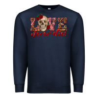 Navy love never dies skull Premium Sweatshirt - RanaPortraitStore