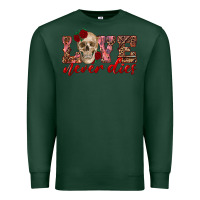 Sports Green love never dies skull Premium Sweatshirt - RanaPortraitStore