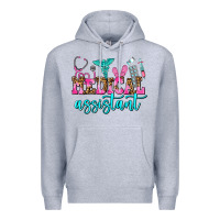 Heather Grey medical assistant Premium Hoodie - AdoDesignShop