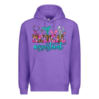 Purple medical assistant Premium Hoodie - AdoDesignShop
