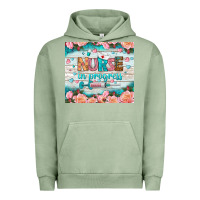 Pigment Oil Green nurse in progress tumbler Urban Hoodie - BundleAndBundleShop