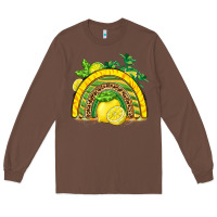 Chestnut lemon  rainbow Long Sleeve Tee - BarkalooDesign