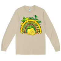 Mushroom lemon  rainbow Long Sleeve Tee - BarkalooDesign