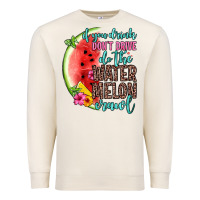 Sandshell if you drink don t drive do the watermelon crawl Premium Sweatshirt - Zillion Design Studio