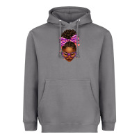 Storm sorority colors purple carol afro messy bun woman Heavyweight Hoodie - texasbilliewilder